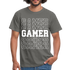 Gamer Shirt Gaming Video Games Männer T-Shirt - graphite grey