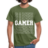 Gamer Shirt Gaming Video Games Männer T-Shirt - military green
