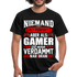 Gaming Niemand ist Perfekt aber als Gamer ist man nah dran T-Shirt - black