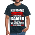 Gaming Niemand ist Perfekt aber als Gamer ist man nah dran T-Shirt - navy