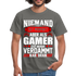 Gaming Niemand ist Perfekt aber als Gamer ist man nah dran T-Shirt - graphite grey