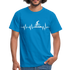 Mountain Bike Herzschlag Berge Fahrradfahrer T-Shirt - royal blue