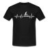 Mountain Bike Herzschlag Berge Fahrradfahrer T-Shirt - black