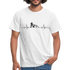 Mountain Bike Shirt Berge Herzschlag T-Shirt - white