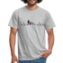 Mountain Bike Shirt Berge Herzschlag T-Shirt - heather grey