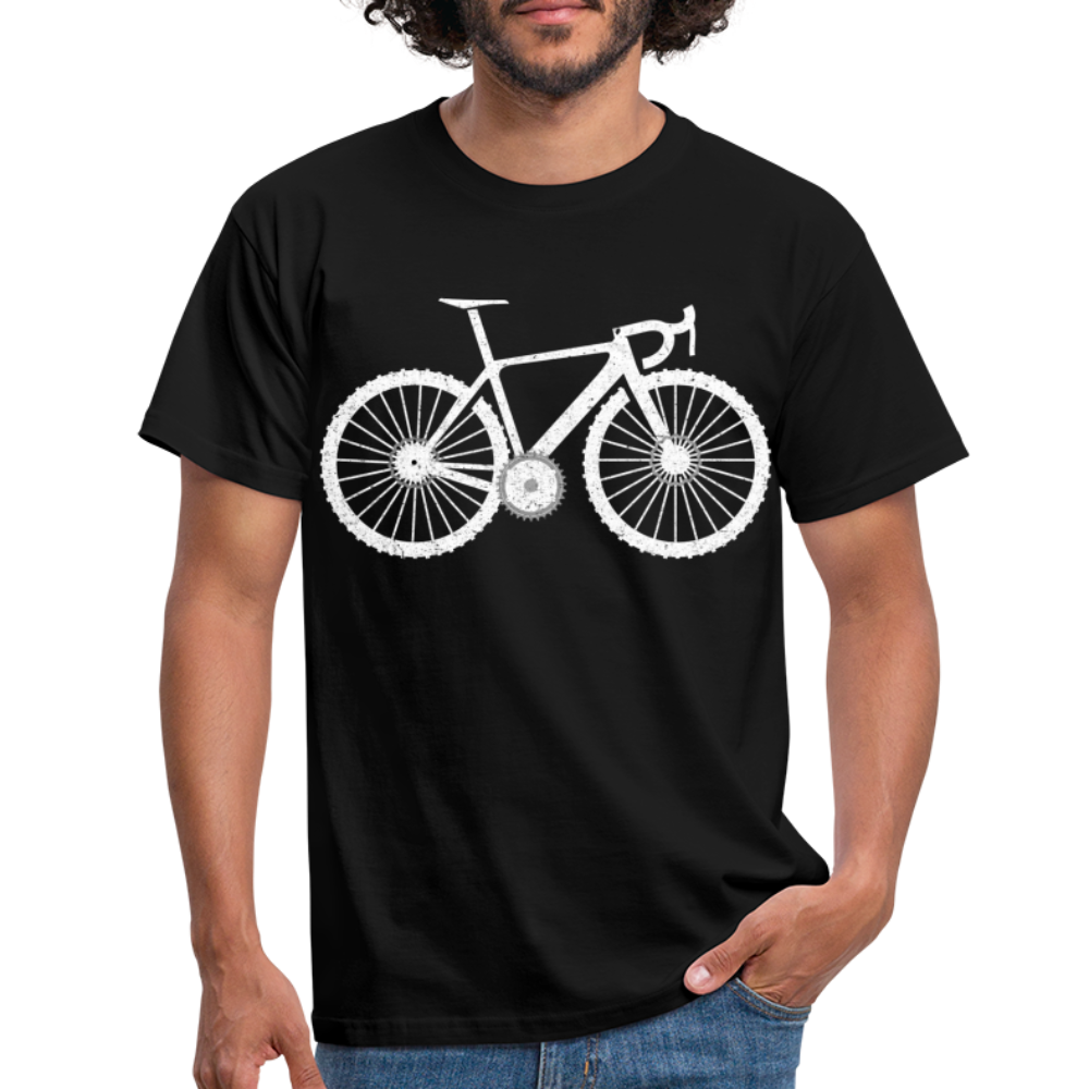 Mountain Bike Fahrrad Fahrer Männer T-Shirt - black