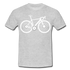 Mountain Bike Fahrrad Fahrer Männer T-Shirt - heather grey