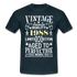 34. Geburtstag Geboren 1988 Vintage Männer Geschenk T-Shirt - navy