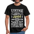 56. Geburtstag Geboren 1966 Vintage Männer Geschenk T-Shirt - black