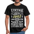 57. Geburtstag Geboren 1965 Vintage Männer Geschenk T-Shirt - black
