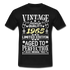 57. Geburtstag Geboren 1965 Vintage Männer Geschenk T-Shirt - black