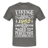 57. Geburtstag Geboren 1965 Vintage Männer Geschenk T-Shirt - graphite grey