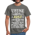 57. Geburtstag Geboren 1965 Vintage Männer Geschenk T-Shirt - graphite grey
