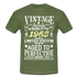 57. Geburtstag Geboren 1965 Vintage Männer Geschenk T-Shirt - military green