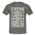 43. Geburtstag Geboren 1979 Vintage Männer Geschenk T-Shirt - graphite grey