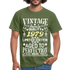 43. Geburtstag Geboren 1979 Vintage Männer Geschenk T-Shirt - military green