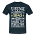 37. Geburtstag Geboren 1985 Vintage Männer Geschenk T-Shirt - navy