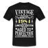 38. Geburtstag Geboren 1984 Vintage Männer Geschenk T-Shirt - black