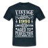 31. Geburtstag Geboren 1991 Vintage Männer Geschenk T-Shirt - navy