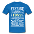 40. Geburtstag Geboren 1982 Vintage Männer Geschenk T-Shirt - royal blue