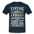 40. Geburtstag Geboren 1982 Vintage Männer Geschenk T-Shirt - navy