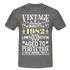 40. Geburtstag Geboren 1982 Vintage Männer Geschenk T-Shirt - graphite grey