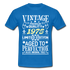 47. Geburtstag Geboren 1975 Vintage Männer Geschenk T-Shirt - royal blue