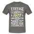 47. Geburtstag Geboren 1975 Vintage Männer Geschenk T-Shirt - graphite grey