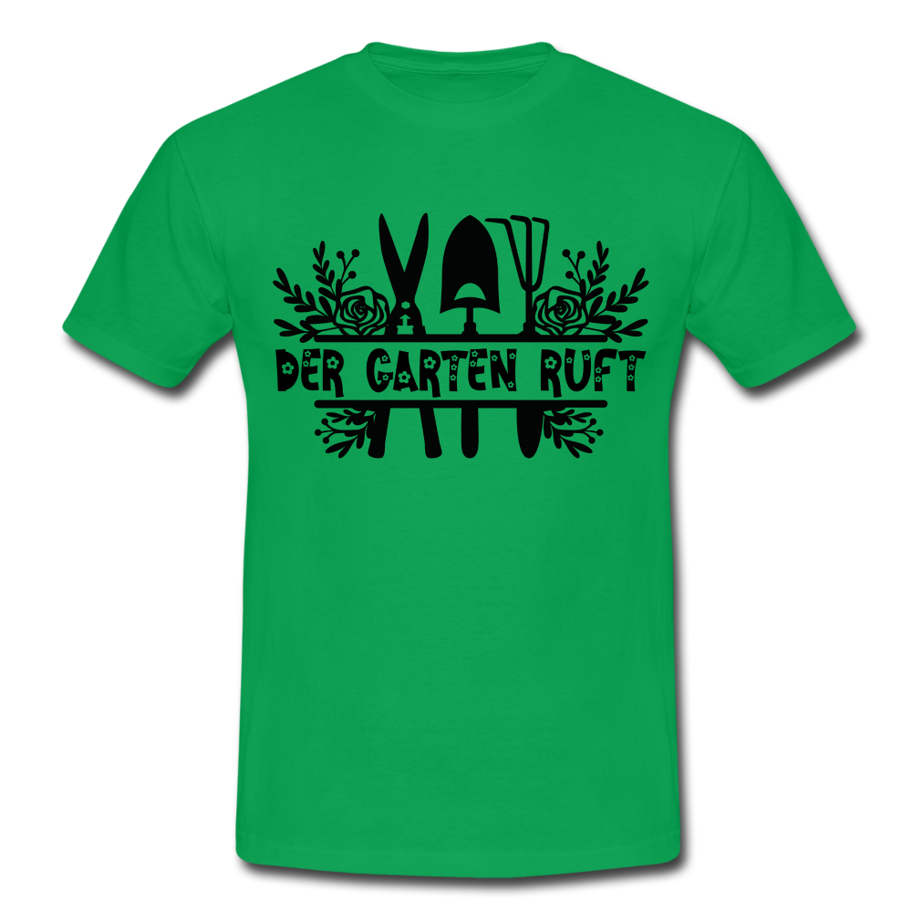 Gärtner Hobby Garten Frühling der Garten ruft Männer T-Shirt - kelly green