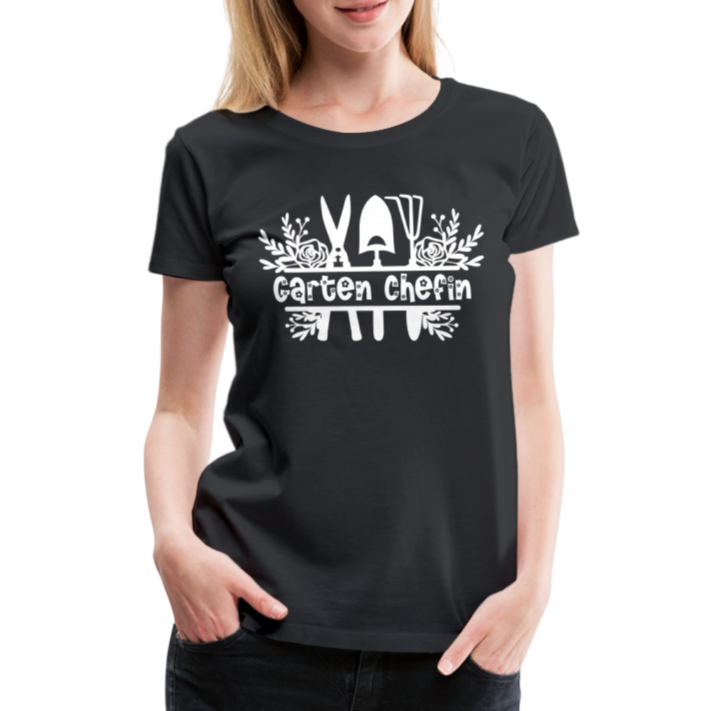 Gärtnerin Garten Chefin Frauen Premium T-Shirt - black