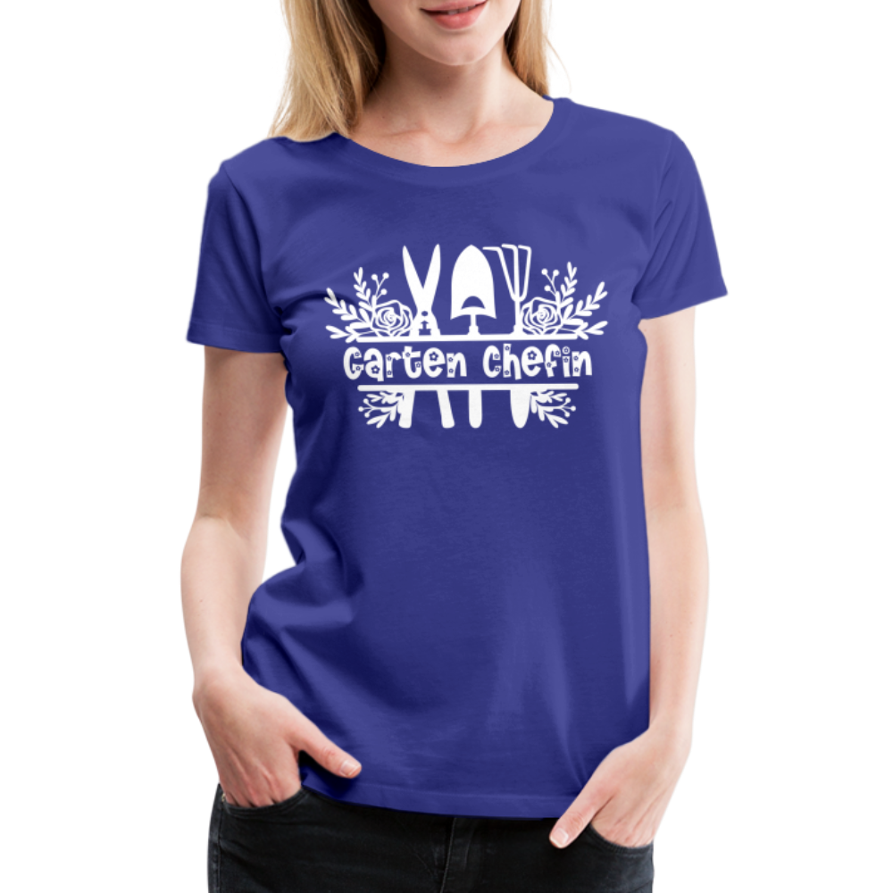 Gärtnerin Garten Chefin Frauen Premium T-Shirt - royal blue