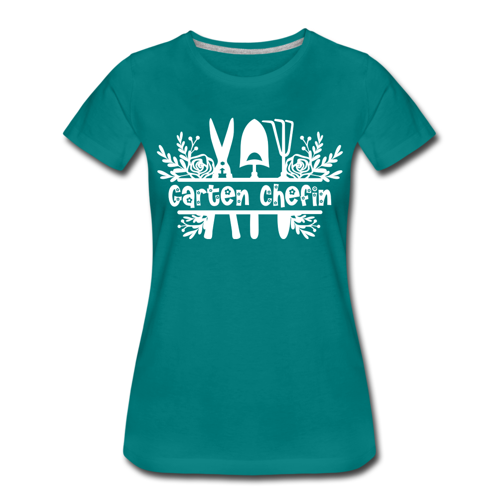 Gärtnerin Garten Chefin Frauen Premium T-Shirt - diva blue
