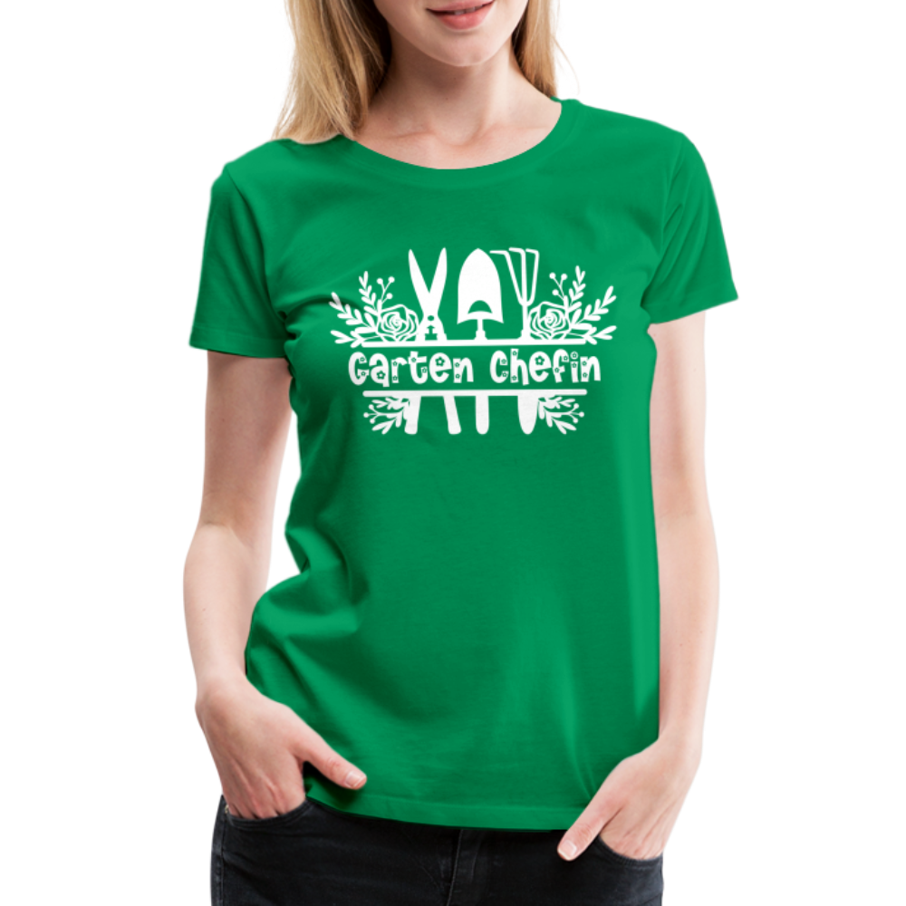 Gärtnerin Garten Chefin Frauen Premium T-Shirt - kelly green