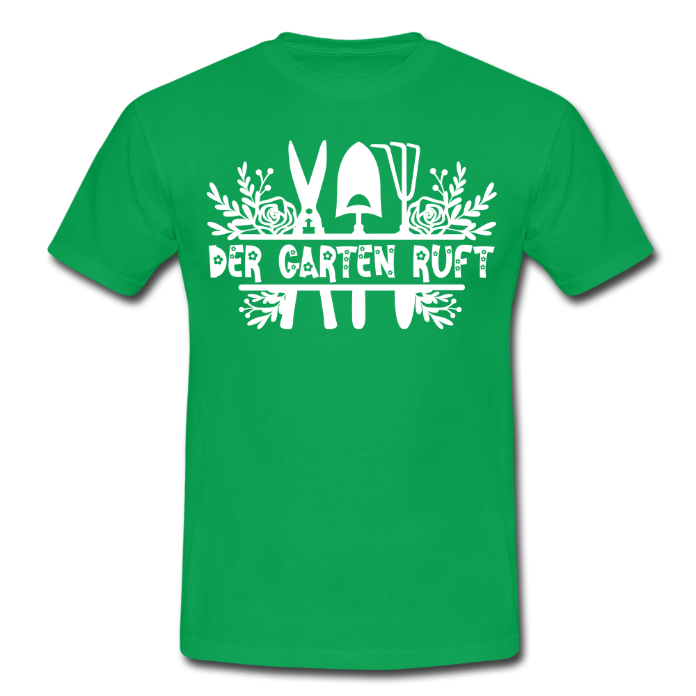 Gärtner Hobby Garten Frühling der Garten ruft Männer T-Shirt - kelly green