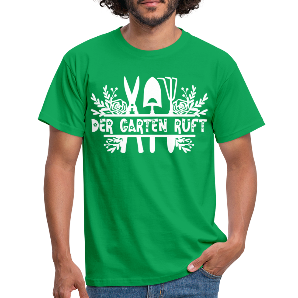 Gärtner Hobby Garten Frühling der Garten ruft Männer T-Shirt - kelly green