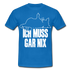 Faule Katze Stinkefinger Ich Muss Gar Nix Lustiges Witziges Männer T-Shirt - royal blue