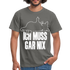 Faule Katze Stinkefinger Ich Muss Gar Nix Lustiges Witziges Männer T-Shirt - graphite grey