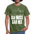 Faule Katze Stinkefinger Ich Muss Gar Nix Lustiges Witziges Männer T-Shirt - military green