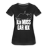 Faule Katze Stinkefinger Ich Muss Gar Nix Lustiges Witziges Frauen Premium T-Shirt - black