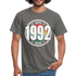 30. Geburtstag 1992 Limited Edition Retro Style Geschenk T-Shirt - graphite grey