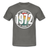 50. Geburtstag 1972 Limited Edition Retro Style Geschenk T-Shirt - graphite grey