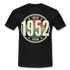 70. Geburtstag 1952 Limited Edition Retro Style Geschenk T-Shirt - black