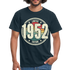 70. Geburtstag 1952 Limited Edition Retro Style Geschenk T-Shirt - navy