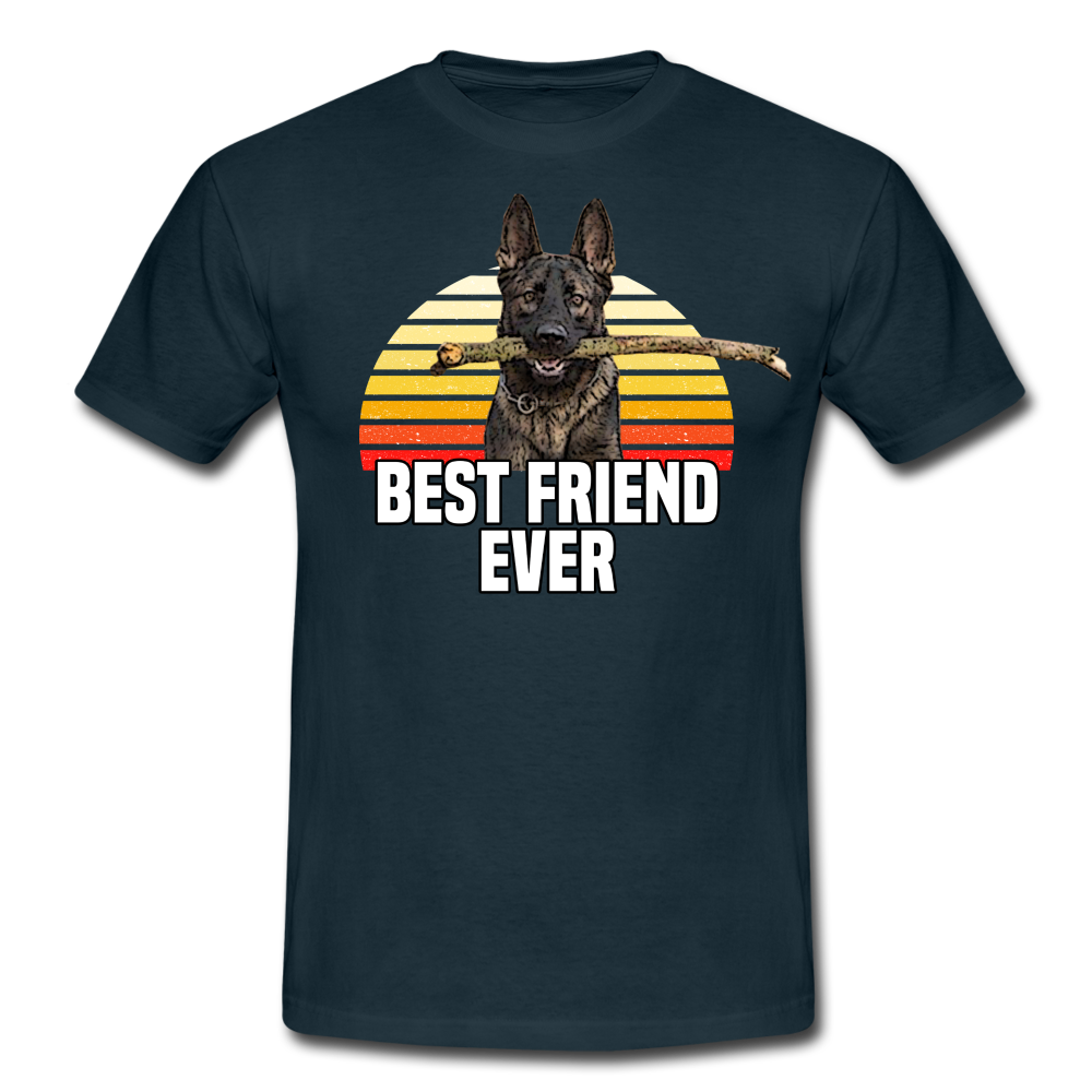 Schäferhund bester Freund T-Shirt - navy