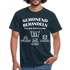 21. Geburtstags T-Shirt Schonend Behandeln - Das gute Stück is schon 21 Lustiges Geschenk Shirt - navy