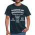 63. Geburtstags T-Shirt Schonend Behandeln - Das gute Stück is schon 63 Lustiges Geschenk Shirt - navy