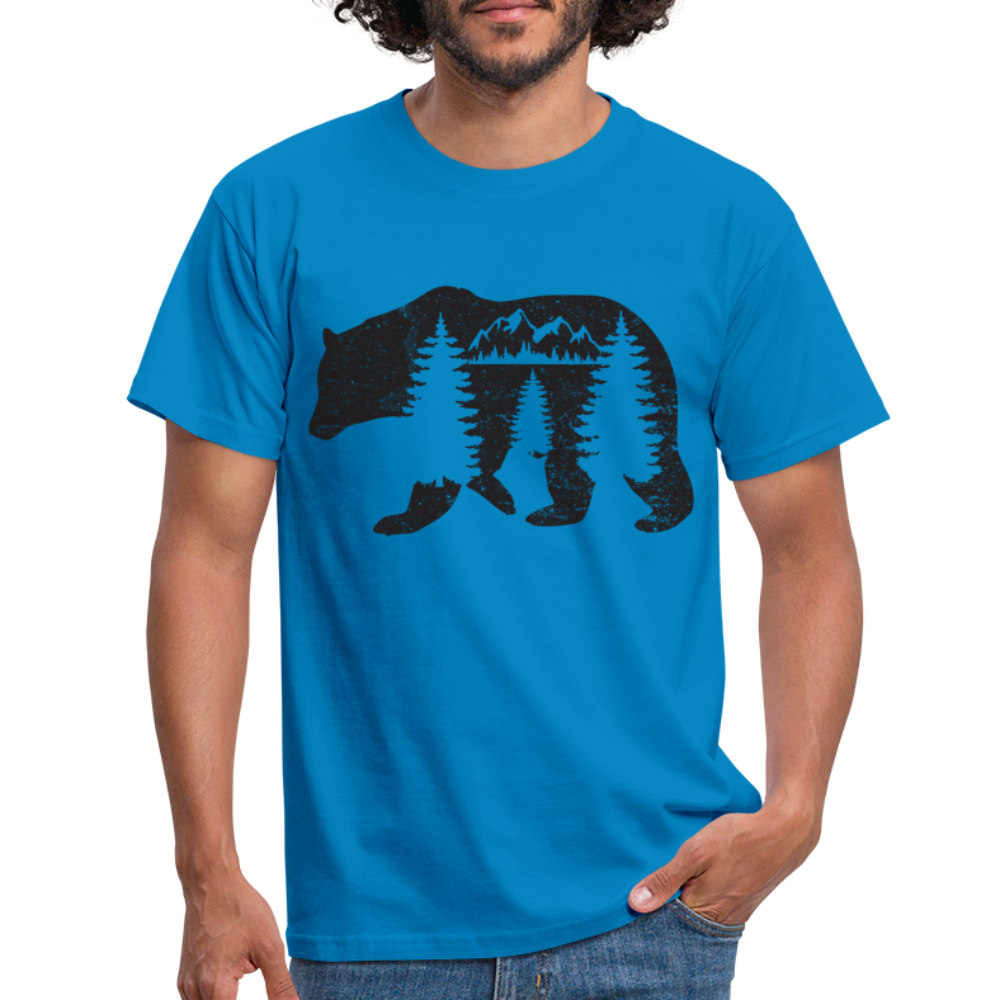 Bär Wildnis Wandern Berge Outdoor T-Shirt - royal blue