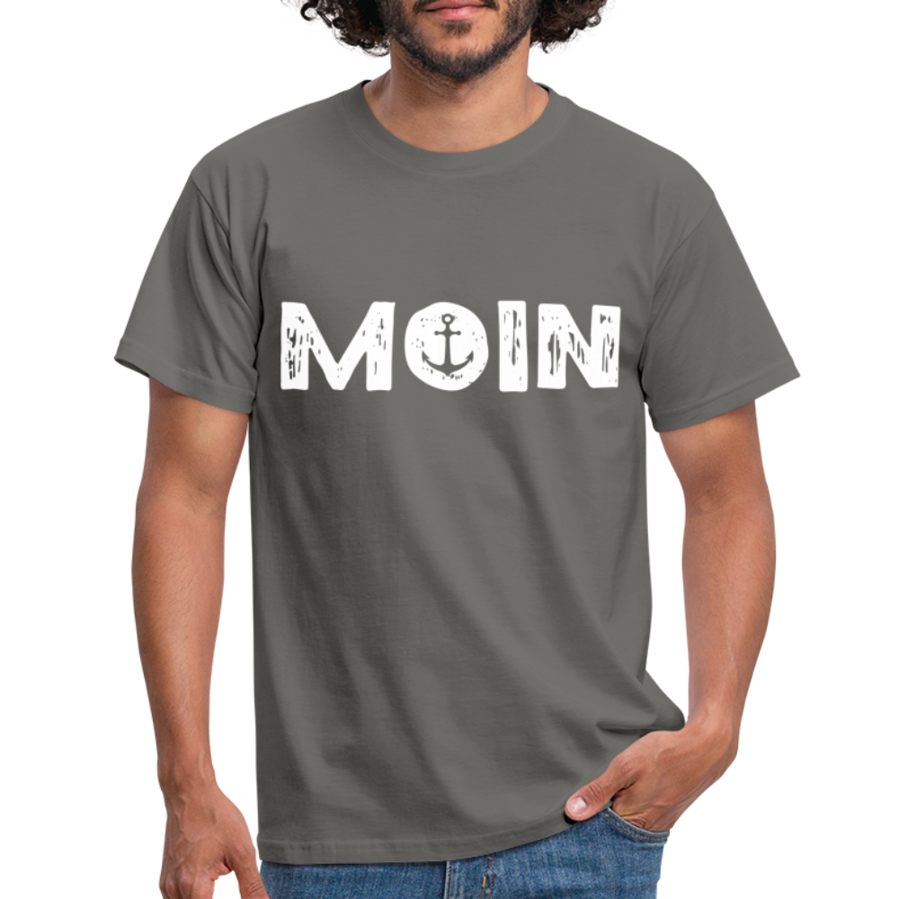 Anker Norddeutsches MOIN Lustiges Männer T-Shirt - graphite grey