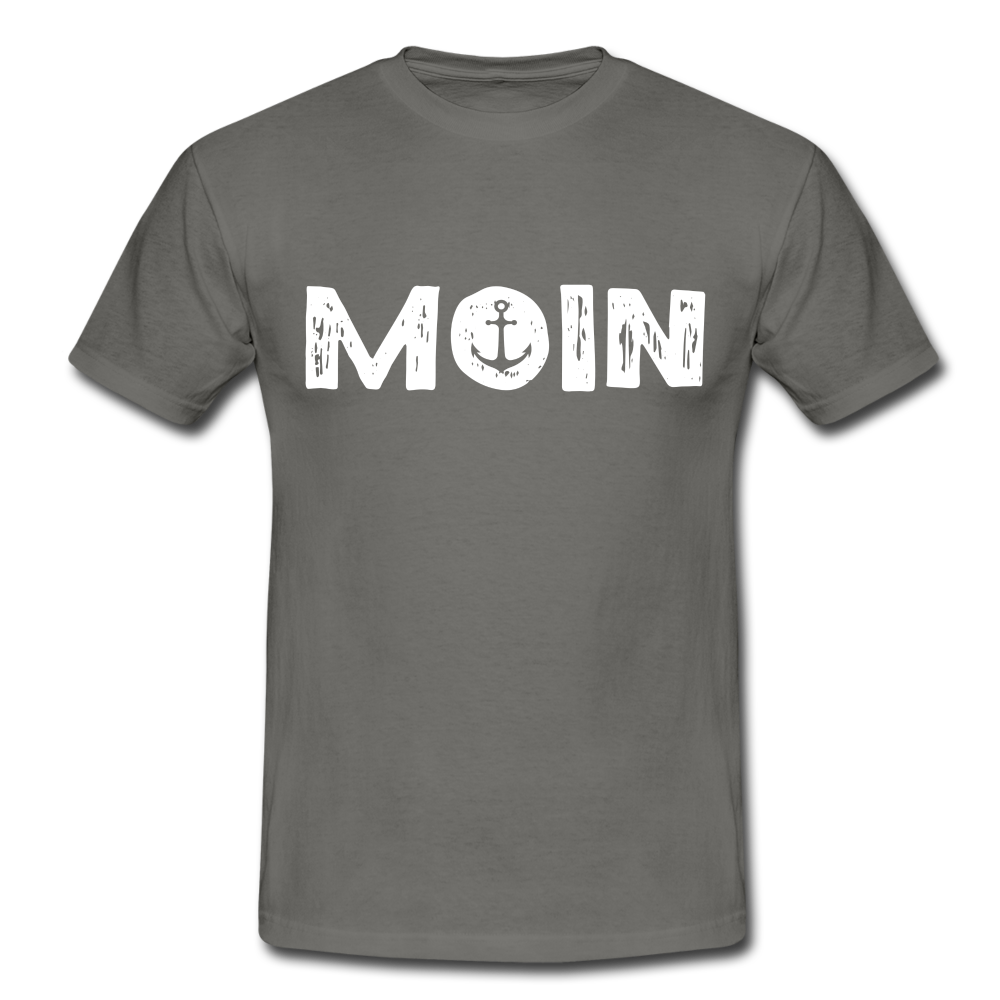 Anker Norddeutsches MOIN Lustiges Männer T-Shirt - graphite grey