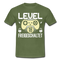 Gamer 18. Geburtstag Gaming Shirt Level 18 Freigeschaltet Geschenk T-Shirt - military green